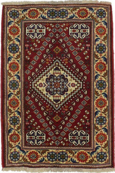 4X5 Ft Handmade Vintage Style Rug Tribal Design