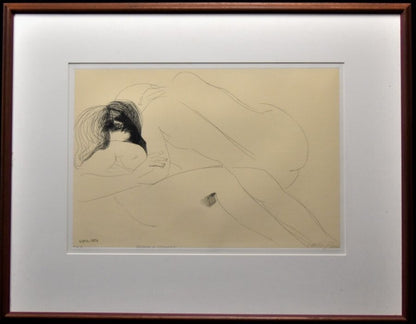 Emilio Greco (Italian) Signed Etching Print Framed 1997 Memoria Di Catullo