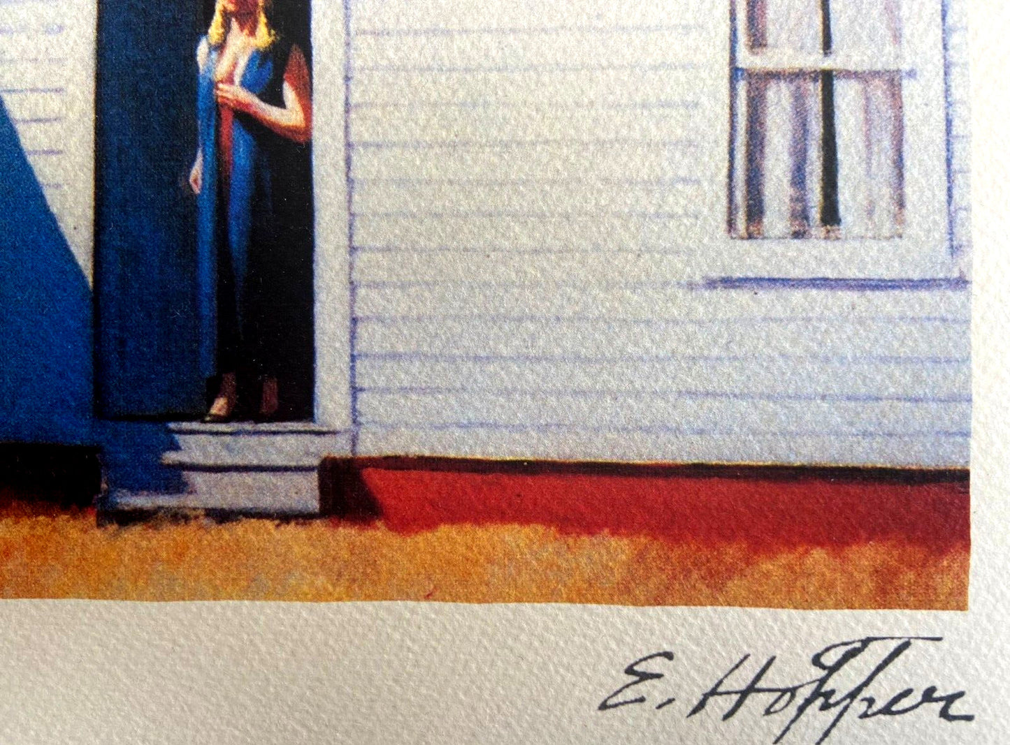Edward Hopper Lithograph Coa Hand Signed Numbered Limited