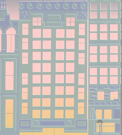 Ariane Wyss Facades Of New York City " Serigraph Contemporary