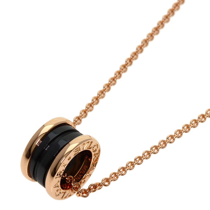 BVLGARI   Necklace B.zero1 Black Ceramic K18 Pink