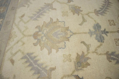 Vintage Style Chobi Rust Orange Floral Design