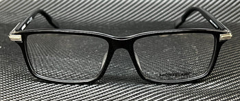 Mont Blanc Mb0217Oa 001 Black Silver Men'S Extra