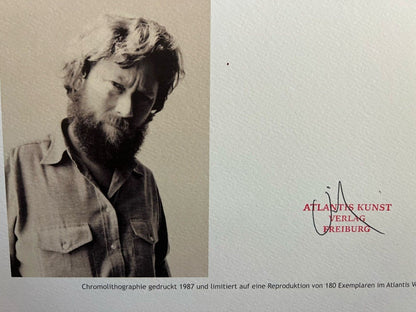 Donald Judd Lithograph Coa Signed Numbered Stamped (In 180 Ex)