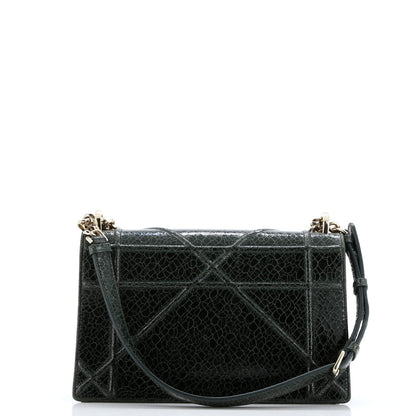 Christian Dior Diorama Flap Bag Crackled Deerskin Medium
