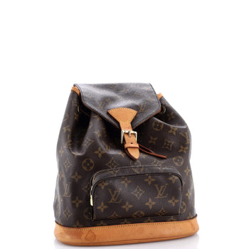 Louis Vuitton Vintage Montsouris Backpack Monogram Canvas Pm