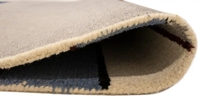 Hand-Tufted Modern Rug Plush 5X8 Multicolored