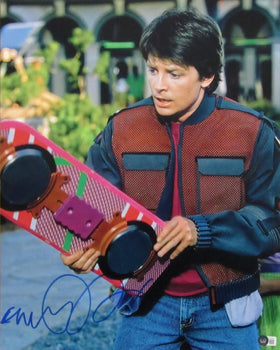 Michael J Fox Autographed 16X20 Photo 