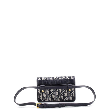 Christian Dior 30 Montaigne 2-In-1 Pouch Oblique Canvas