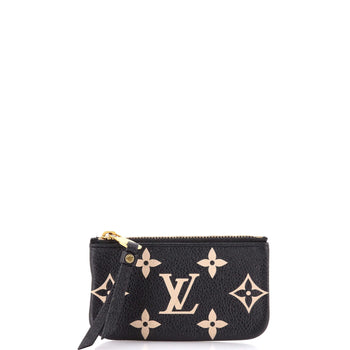 Louis Vuitton Key Pouch Bicolor Monogram Empreinte Giant