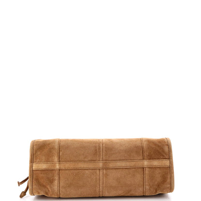 Medium Prada Bonnie Handbag Suede