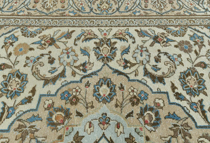 Hand-Knotted Semi-Antique Oriental Rug Muted