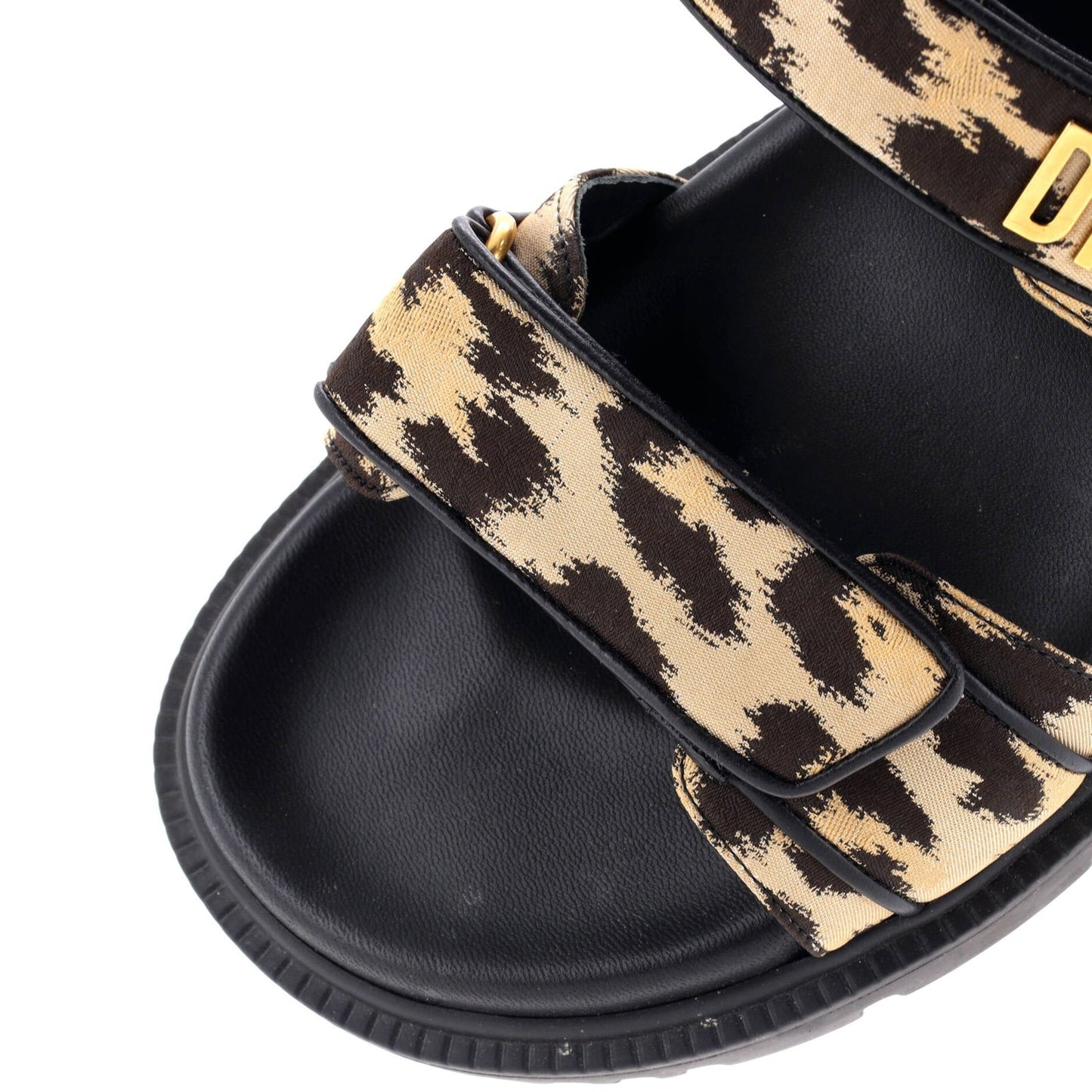 Christian Dior Women'S Dioract Sandals Printed Technical Fabric