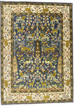 10X14 Ft Pictorial Oriental Rug Animal Design