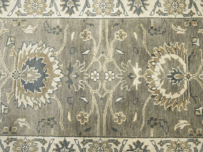 2'6X8 Ft Hand-Knotted Oushak Chobi Wool Runner
