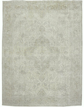 Handmade Antique Distressed Oriental Rug Muted