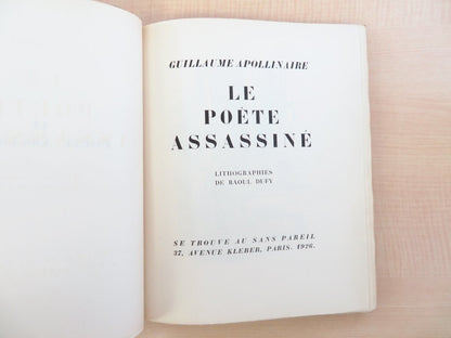 Raoul Dufy - Guillaume Apollinaire Le Poete