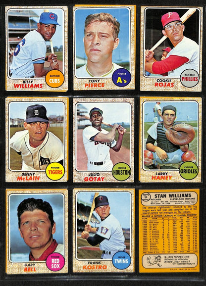 1968 Topps Baseball Card Complete Set (1-598) Bench Ryan Mantle Mays 195367
