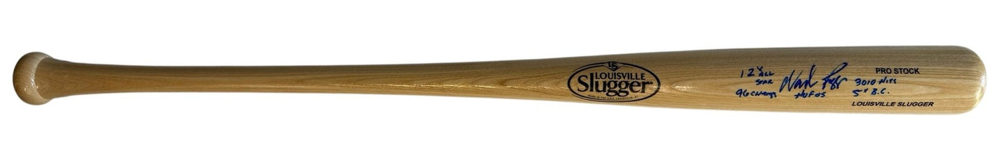 Wade Boggs Autographed Multi Inscribed Louisville Slugger Bat (Jsa)