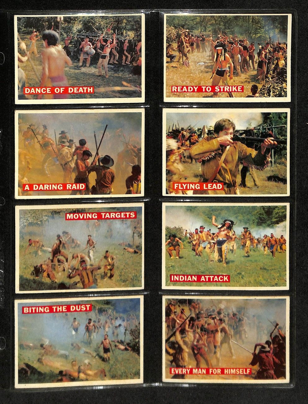 1956 Topps Davy Crockett Card Complete Orange Back Set (1-80) Tv Show 195879