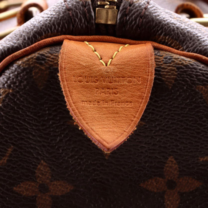 Louis Vuitton Speedy Handbag Monogram Canvas 30