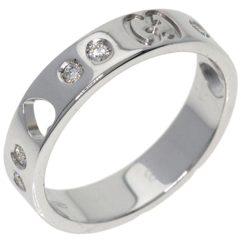 Gucci   Ring Amor Heart 10P Diamond #8 K18 White