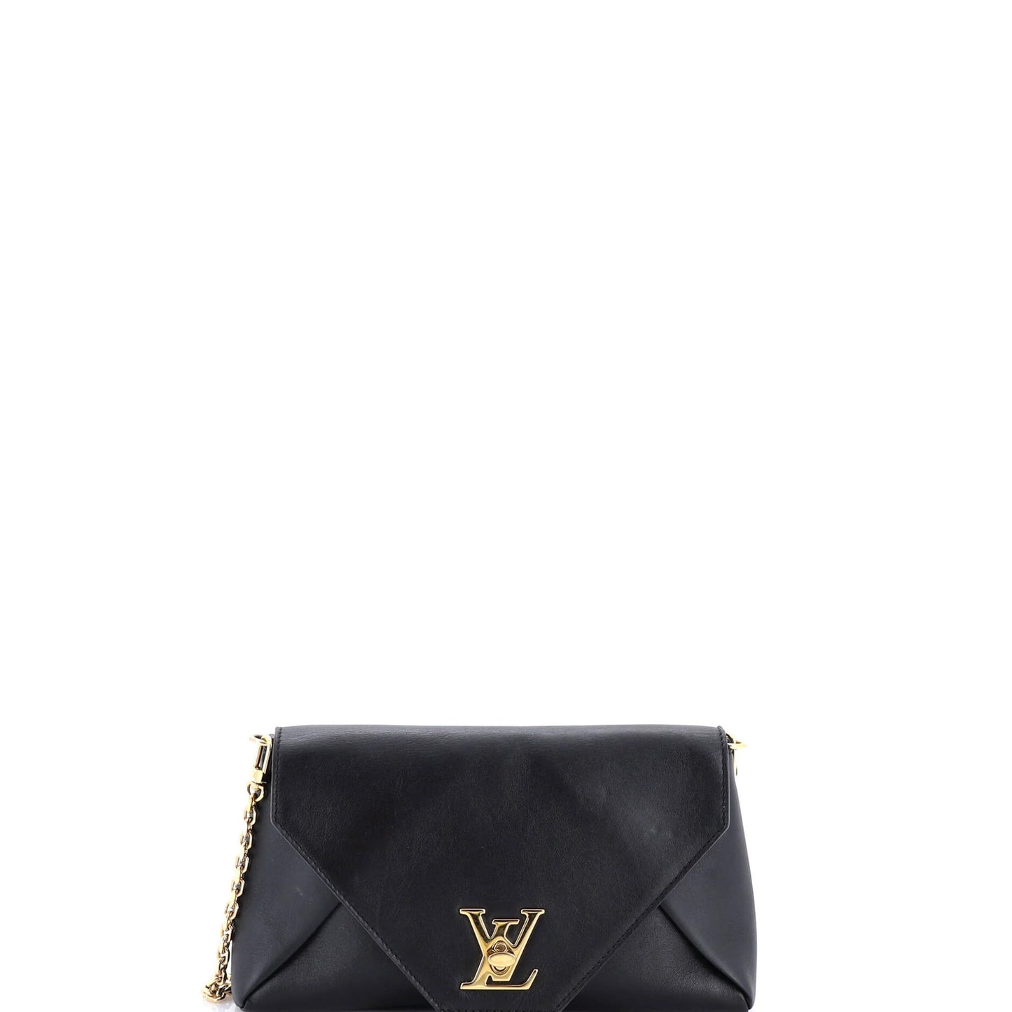 Louis Vuitton Love Note Chain Clutch Leather