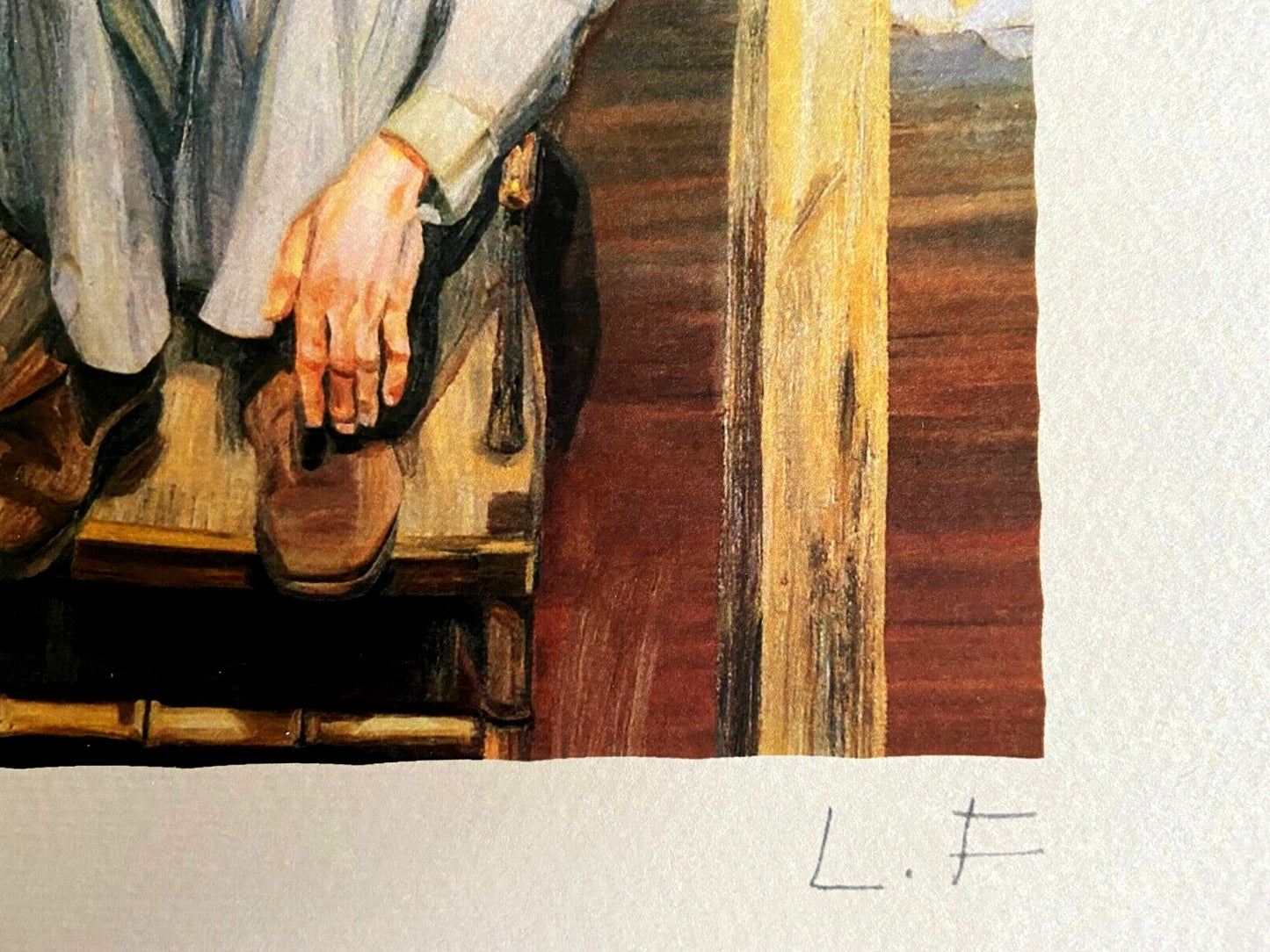 Lucian Freud, Hand-Signed Limited Lithograph Coa Numbered