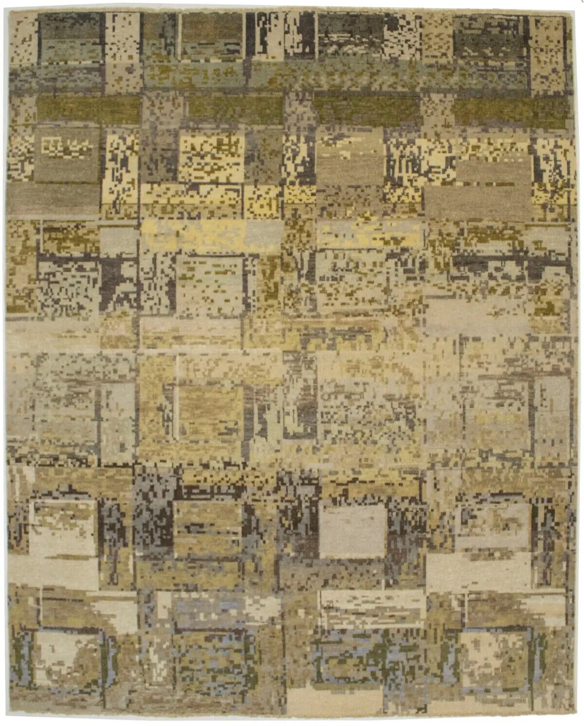 Contemporary Modern Rug Abstract Design Living &