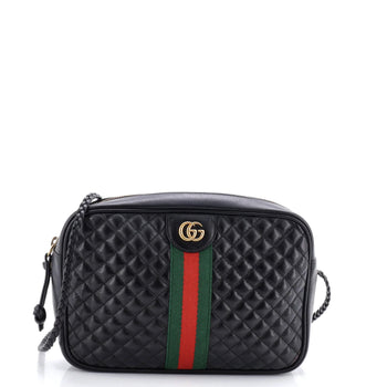 Gucci Trapuntata Camera Bag Quilted Leather Small