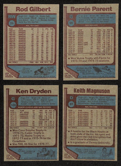 1977-78 Topps Hockey Cards Complete Set (1-264)