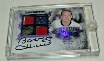 Bobby Hull 2191 Leaf Ultimate Relics Game Used