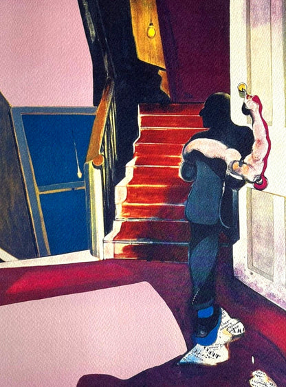 Francis Bacon Lithograph Coa Signed In Pen Numbered In Pencil Rare