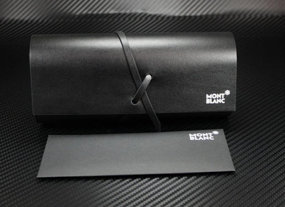MONT BLANC MB0396ON 007 Black Gold Men's 54 mm Eyeglasses
