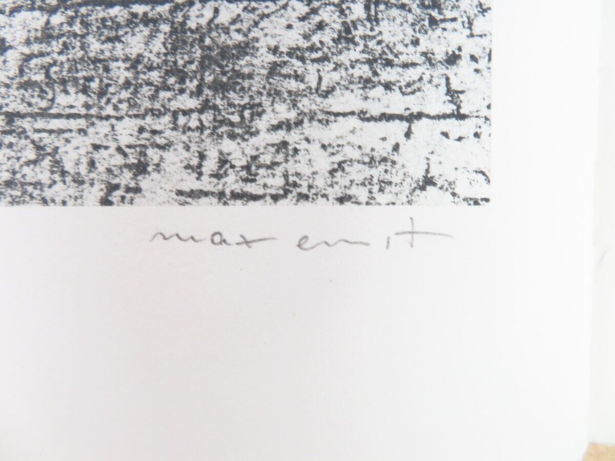 Max Ernst Lithograph Caspar David Friedric :