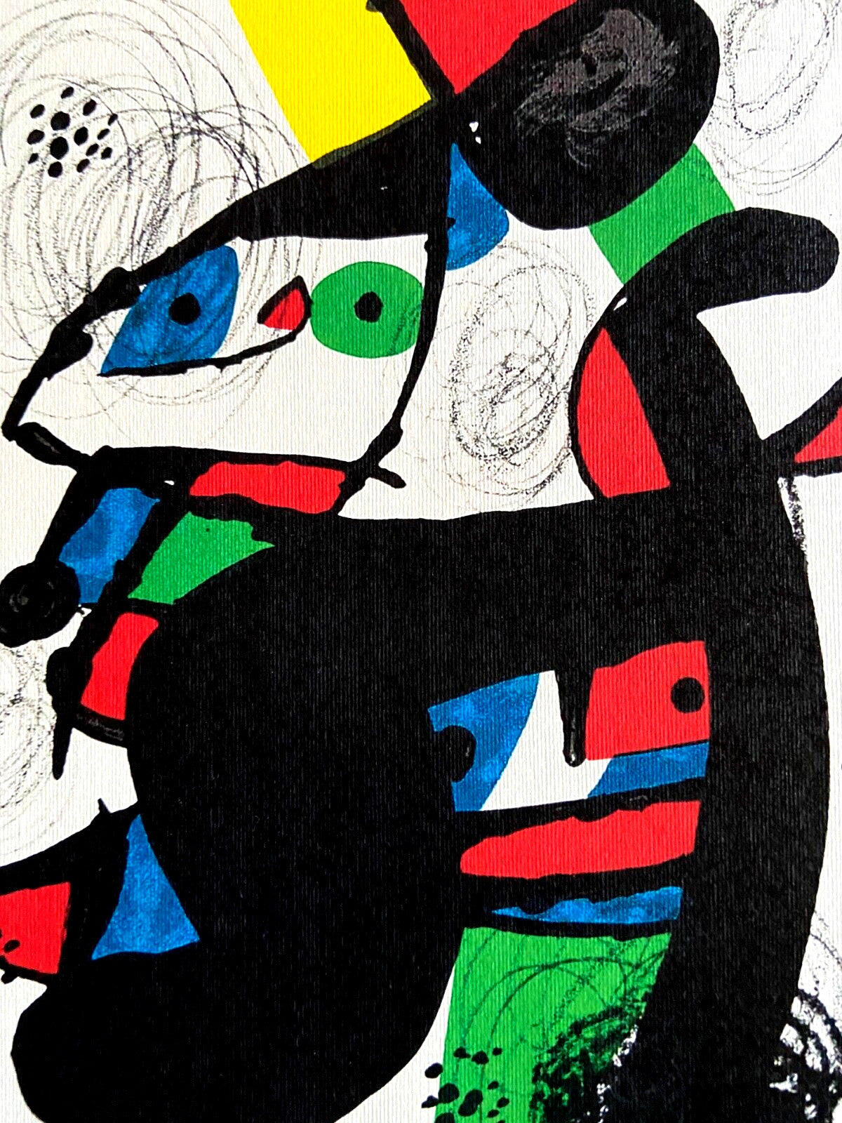 Joan Mir Lithograph Coa Certified Signed Op