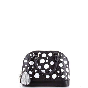 Louis Vuitton Alma Handbag Yayoi Kusama Infinity Dots Epi Leather Bb