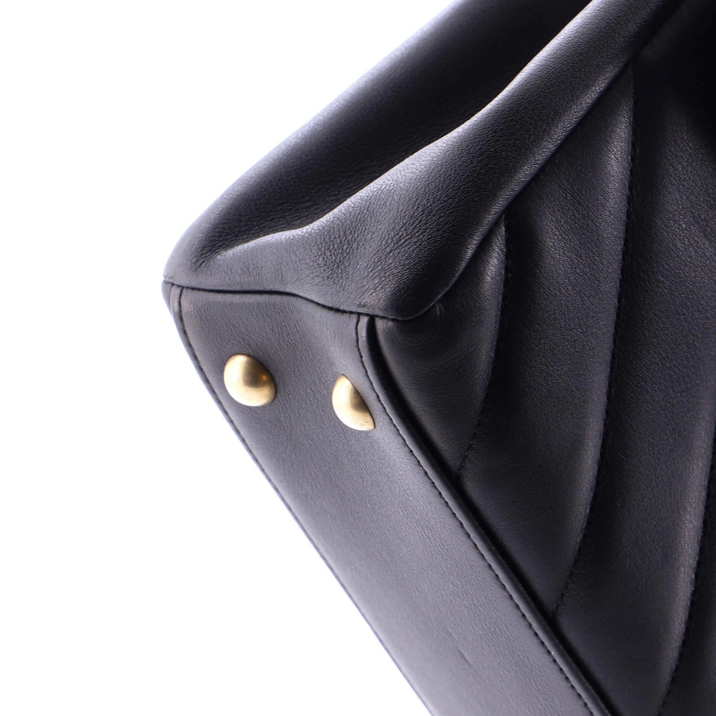 Chanel In The City Top Handle Flap Bag Mixed Quilt Calfskin Medium