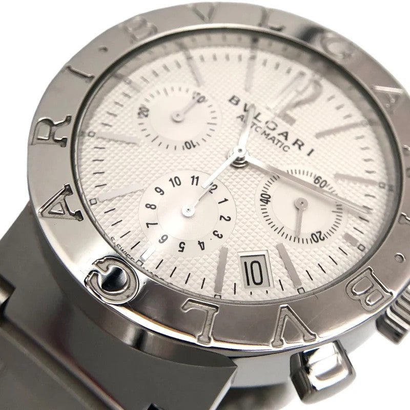 Bvlgari Bvlgari-Bvlgari Chronograph Bb38Ssch (Bb38Wssdch) White