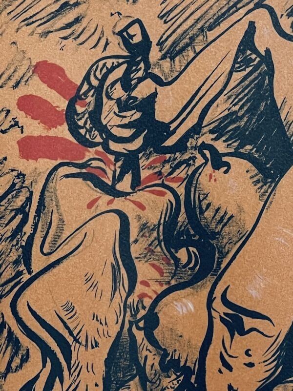 Andre Masson Lithograph Nude Signed Numbered France 49.5X32Cm Framed W/Box