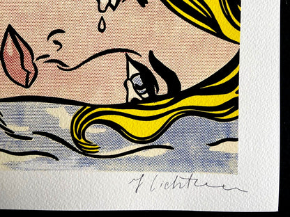 Roy Lichtenstein Lithograph Coa Signed Numbered