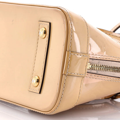 Louis Vuitton Alma Handbag Limited Edition Monogram Vernis Rayures Bb