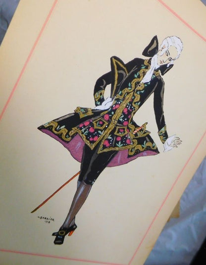 1921 George Barbier Casanova Panorama Dramatique Complete 24 Pochoir Plates Art