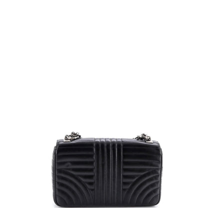 Prada Chain Flap Shoulder Bag Diagramme Quilted Leather Medium