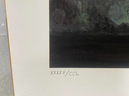 Jia Lu "Bronze Bell" Signed Serigraph Ltd Ed XXXV/CCL Asian Female Portrait