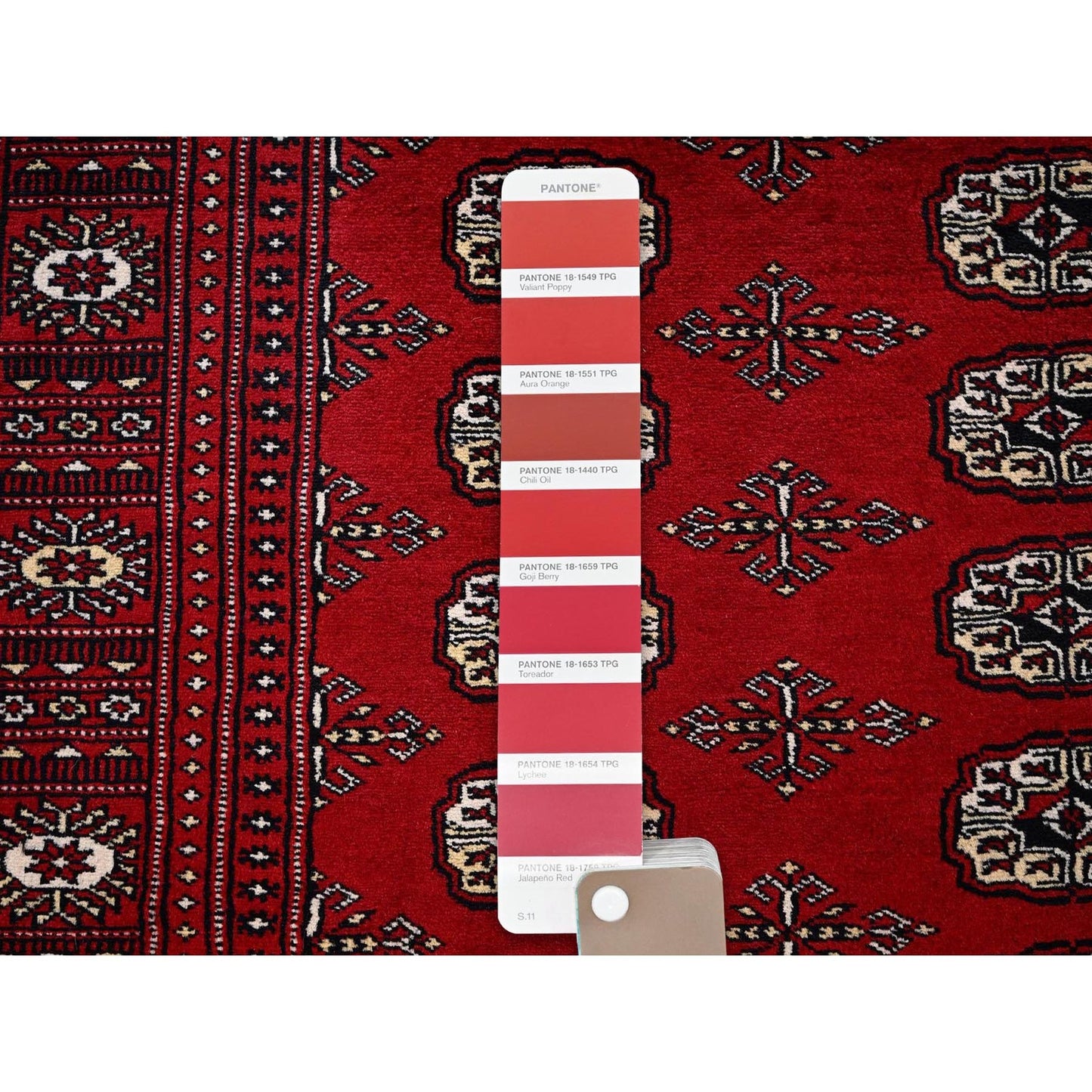 Knotted 6'x9' Red Princess Bokara Tribal Medallions Rug Soft Wool Hand