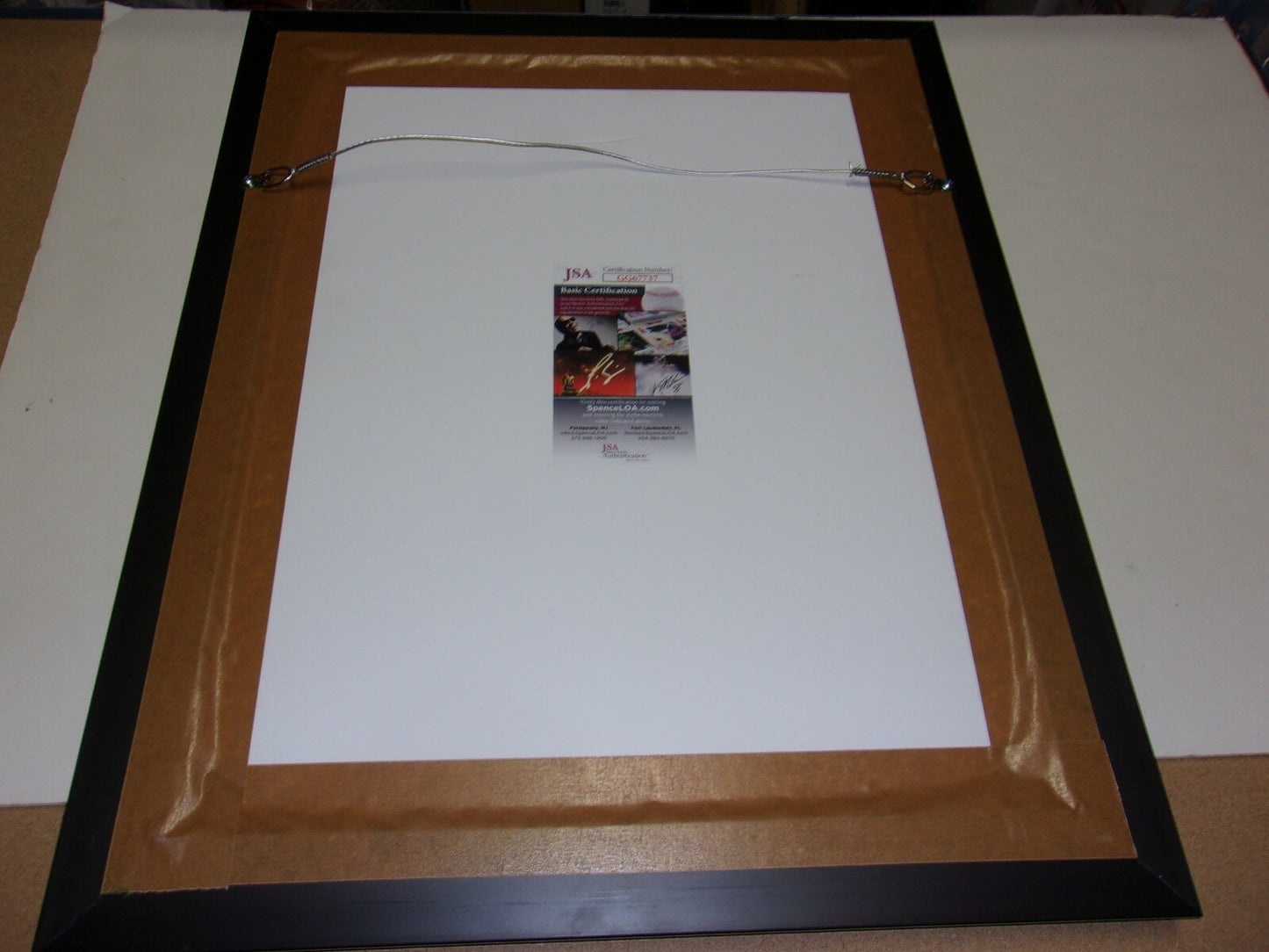 Marilyn Manson Early Full Sig W/Sketch Jsa/Coa