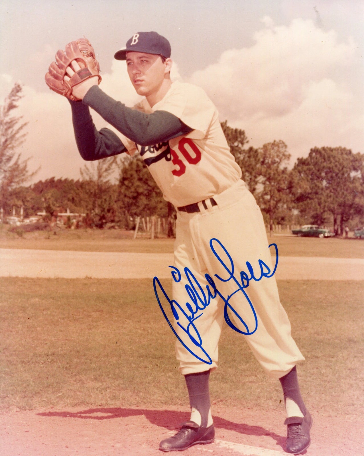 Billy Loes Autographed 8X10 Photo