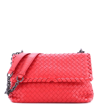 Bottega Veneta Olimpia Crossbody Bag Intrecciato Nappa Small
