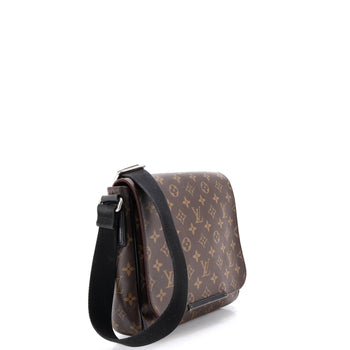 PM Louis Vuitton District Messenger Bag Macassar Monogram Canvas